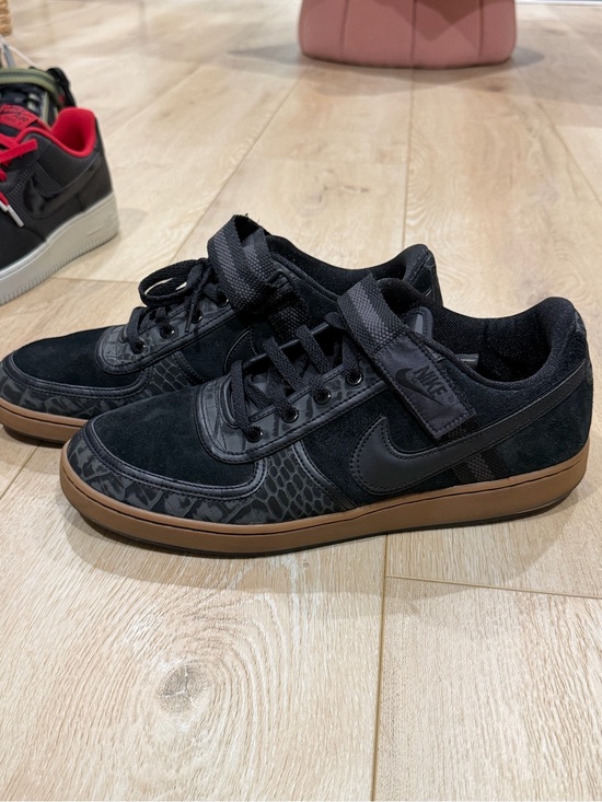 Nike Other - Nike Men’s Black Suede Snake-Trim Sneakers with Gum Sole